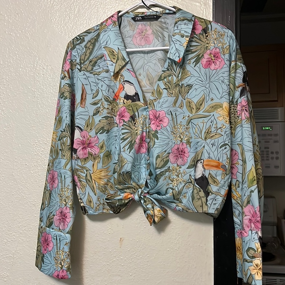 Zara party wear top. Worn twice.